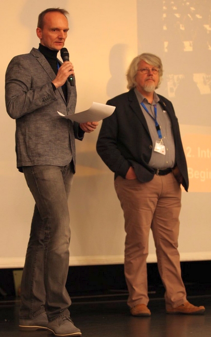 Lars Thiede (links) und Jörg Schulz von den Schachfreunden Berlin. | Foto: Maria Emelianova